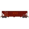 100-Ton 3-Bay Open Hopper - Ready to Run - Executive Line -- Detroit & Mackinac 5910 (Patched, Boxcar Red), HO Bowser Manufactur