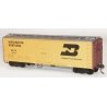 40′ Steel Reefer w/Plug Doors - Kit -- Burlington Northern 70639 (yellow,Boxcar Red, silver), HO Accurail Inc 8508