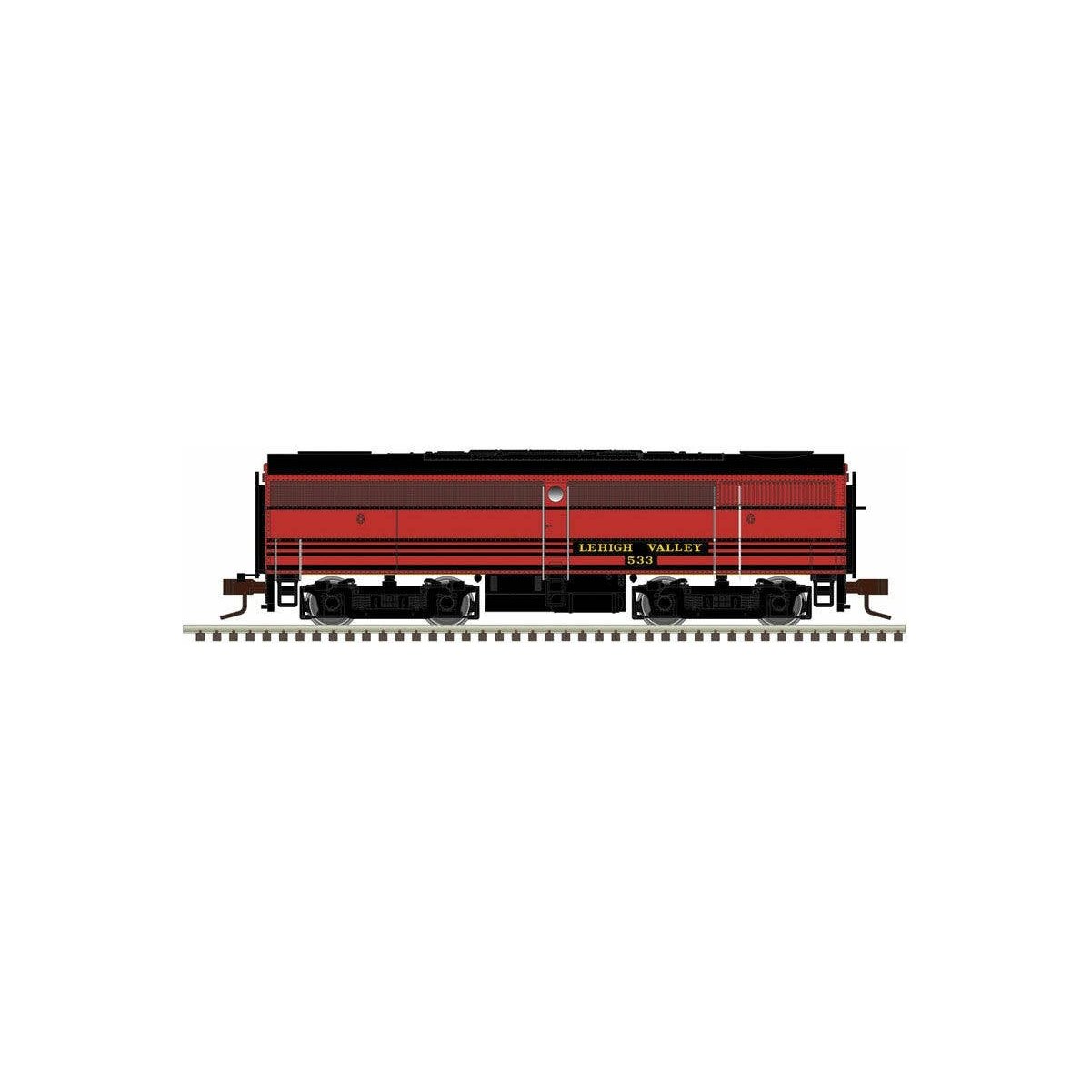 Alco FB1 - LokSound and DCC - Master(TM) Gold -- Lehigh Valley 531 (Cornell Red, black), N Atlas Model Railroad Co. 40004591