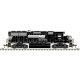 EMD GP60 - Standard DC - Master(TM) Silver -- Norfolk Southern 7111 (black, white), N, Atlas Model Railroad Co. 40004906