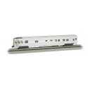 85′ Fluted-Side Observation w/Lights - Ready to Run -- Painted, Unlettered (silver), N, Bachmann Industries 14554