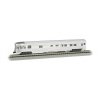 85′ Fluted-Side Observation w/Lights - Ready to Run -- Painted, Unlettered (silver), N Bachmann Industries 14554