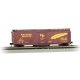 Track Cleaning 50′ Plug-Door Boxcar - Ready to Run -- Western Pacific 56057 (Boxcar Red, yellow ′Rides like a Feather′ Slo