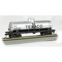 40′ Single-Dome Tank Car - Ready to Run - Silver Series(R) -- Texaco, HO, Bachmann Industries 17828