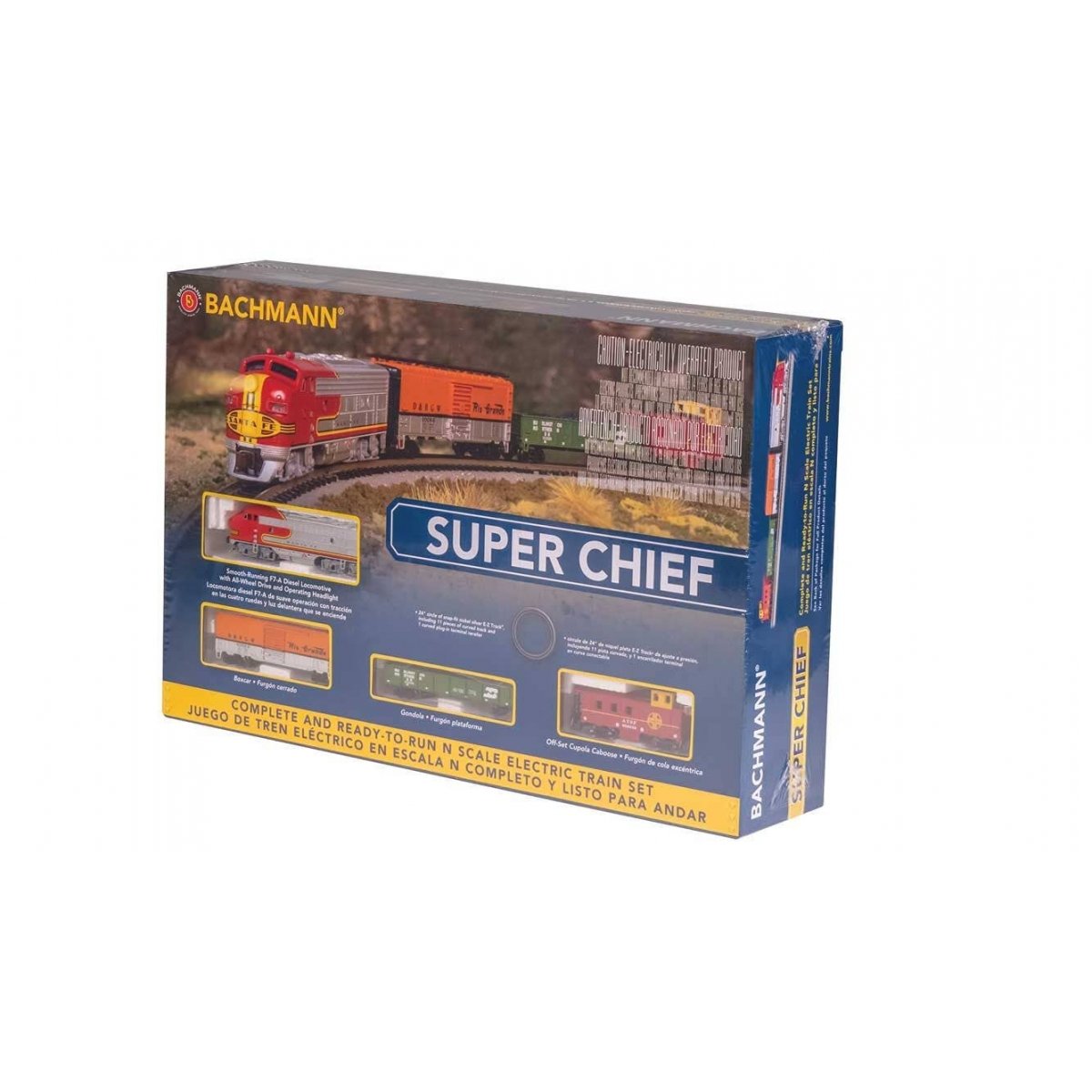 Super Chief Train Set -- Santa Fe, N Bachmann Industries 24021