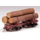 Spectrum(R) Skeleton Log Car pkg(3) -- With Logs, On30 Bachmann Industries 27391
