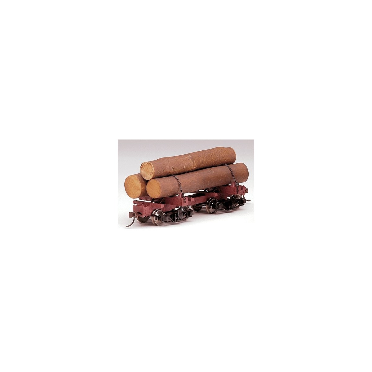Spectrum(R) Skeleton Log Car pkg(3) -- With Logs, On30 Bachmann Industries 27391
