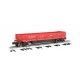 Operating Coal Dump Car - 3-Rail - Ready to Run - Williams(TM) -- Canadian Pacific (Action Red), O Bachmann Industries 47951