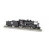 Baldwin 2-8-0 Consolidation - Sound and DCC -- Western Pacific 35 (black, silver), N Bachmann Industries 51351