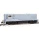 GE U30B High Nose - Standard DC - Master(R) Silver -- Undecorated, HO Atlas Model Railroad Co. 10000436