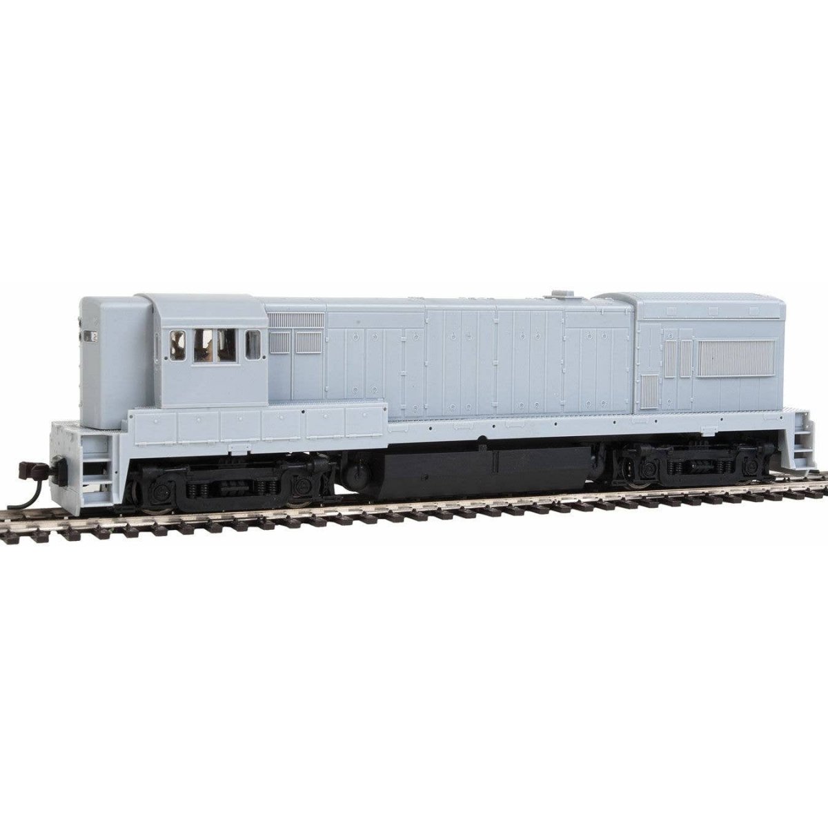GE U30B High Nose - Standard DC - Master(R) Silver -- Undecorated, HO Atlas Model Railroad Co. 10000436