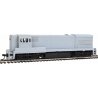 GE U30B High Nose - Standard DC - Master(R) Silver -- Undecorated, HO Atlas Model Railroad Co. 10000436