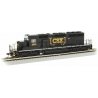 EMD SD40-2 - DCC -- CSX Transportation 8905 (Ex-NS black, yellow Boxcar Logo), HO Bachmann Industries 60917