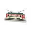 Brill Trolley - Standard DC -- Christmas (`Happy Holidays`), N, Bachmann Industries 61085