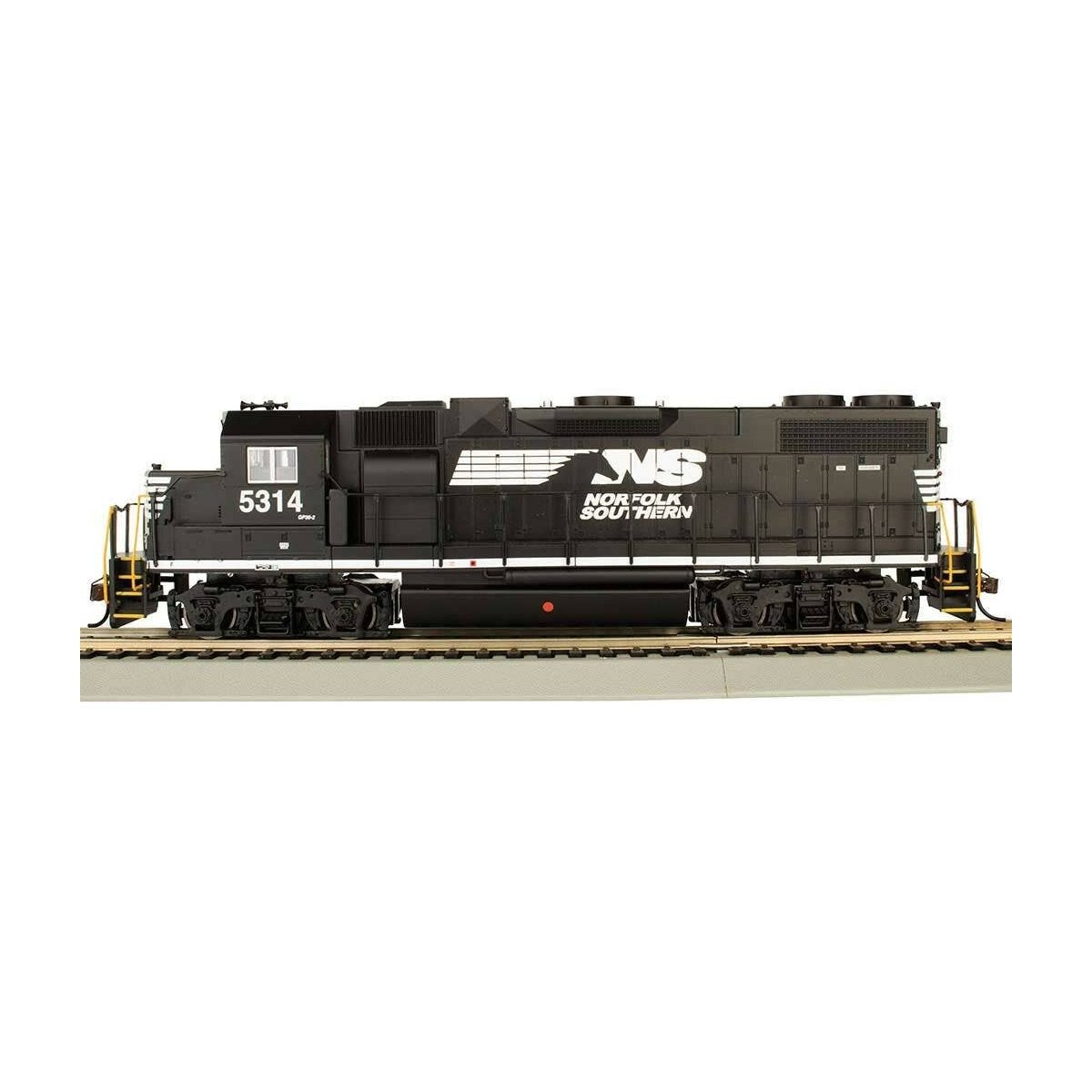 EMD GP38-2 - Standard DC -- Norfolk Southern 5314 (black, white, Horse Head Logo), HO Bachmann Industries 61721