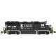 EMD GP40 - Standard DC -- Norfolk Southern 3053 (black, white ′Operation Lifesaver′ Scheme), N Bachmann Industries 63565