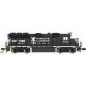 EMD GP40 - Standard DC -- Norfolk Southern 3053 (black, white `Operation Lifesaver` Scheme), N, Bachmann Industries 63565