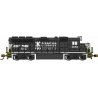 EMD GP40 - Standard DC -- Norfolk Southern 3053 (black, white ′Operation Lifesaver′ Scheme), N Bachmann Industries 63565