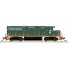 EMD GP60 - Standard DC - Master(TM) Silver -- Texas Mexican 869 (green, orange, no ditch lights), N Atlas Model Railroad Co. 400