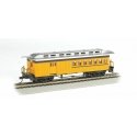 1860 - 1880 Wood Combine - Ready to Run - Silver Series(R) -- Painted, Unlettered (yellow), HO, Bachmann Industries 13503