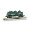 3-Dome Tank Car - Ready-to-Run -- Canadian Chemical Co., Ltd. GATX (green, white, black Chemcell Logo), N Bachmann Industries 17