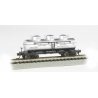 3-Dome Tank Car - Ready-to-Run -- Northern California Wineries (silver), N Bachmann Industries 17153