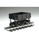 1:20.3 Ore Car w/Metal Wheels -- Wood Side-Dump (Black), G Bachmann Industries 92503