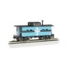 Northeast-Style Steel Cupola Caboose - Ready to Run - Silver Series(R) -- Boston & Maine C-120, HO, Bachmann Industries 16818