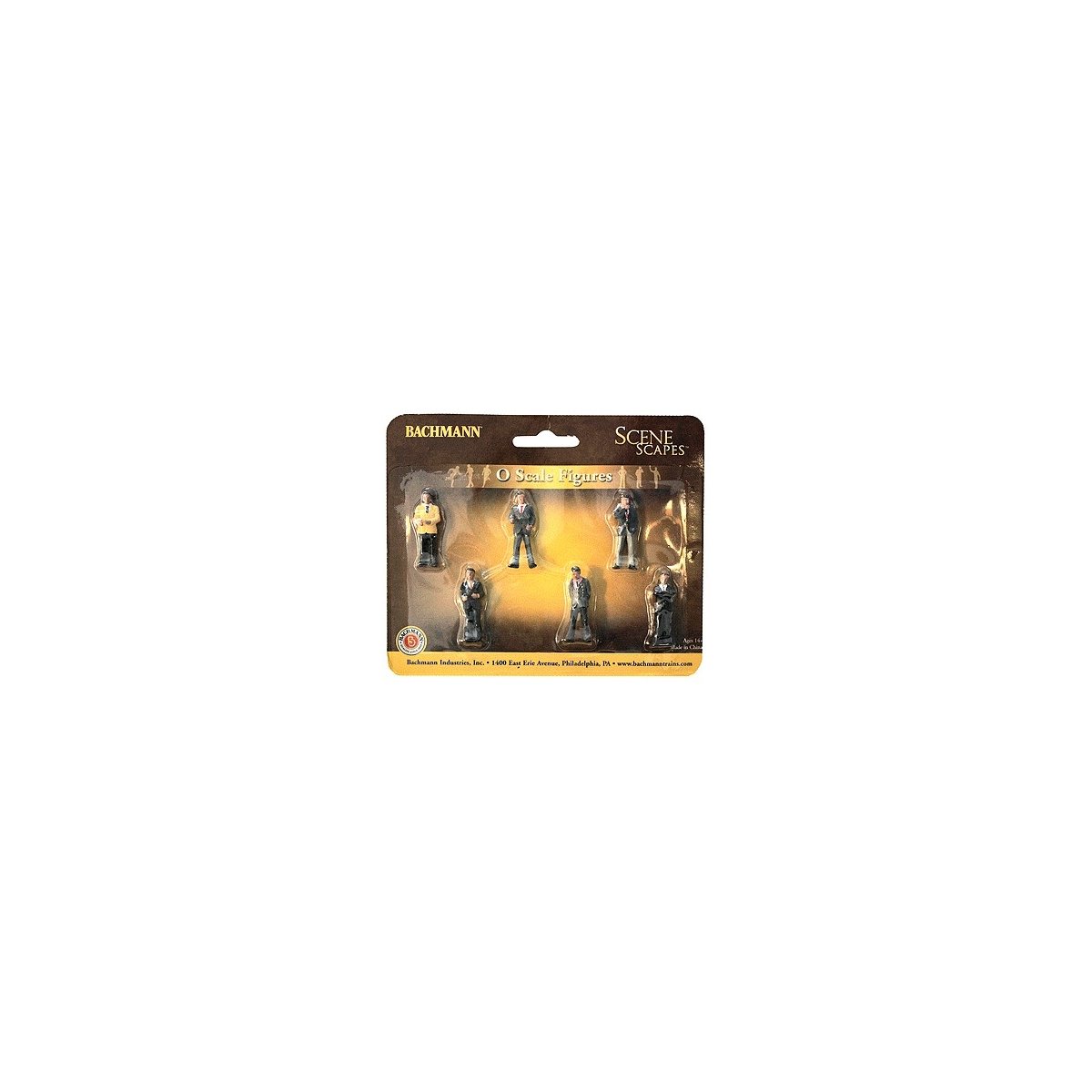 Businessmen - SceneScapes(TM) -- pkg(6), O, Bachmann Industries 33162