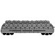 40′ Company Wheel Service Flat Car w/Load - Kit -- Undecorated Single Car, HO Tichy Train Group 4023