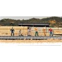 Railroad Personnel -- Train Work Crew pkg(6), HO, Bachmann Industries 42341