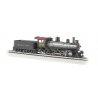 Baldwin 4-6-0 - Standard DC -- Texas & Pacific 316 (black, graphite, gray, tuscan), HO Bachmann Industries 52205
