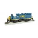 EMD GP40 Diesel Locomotive - Standard DC -- CSX Transportation 4451 (blue, yellow Boxcar Logo), N, Bachmann Industries 63560