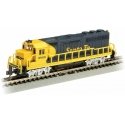 EMD GP40 with Dynamic Brakes - Standard DC -- Santa Fe 3808 (Warbonnet blue, yellow), N, Bachmann Industries 63563