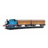 Thomas & Friends(TM) -- Thomas the Tank Engine with Annie & Clarabel Train Set (blue, red, gold), HO Bachmann Industries 642