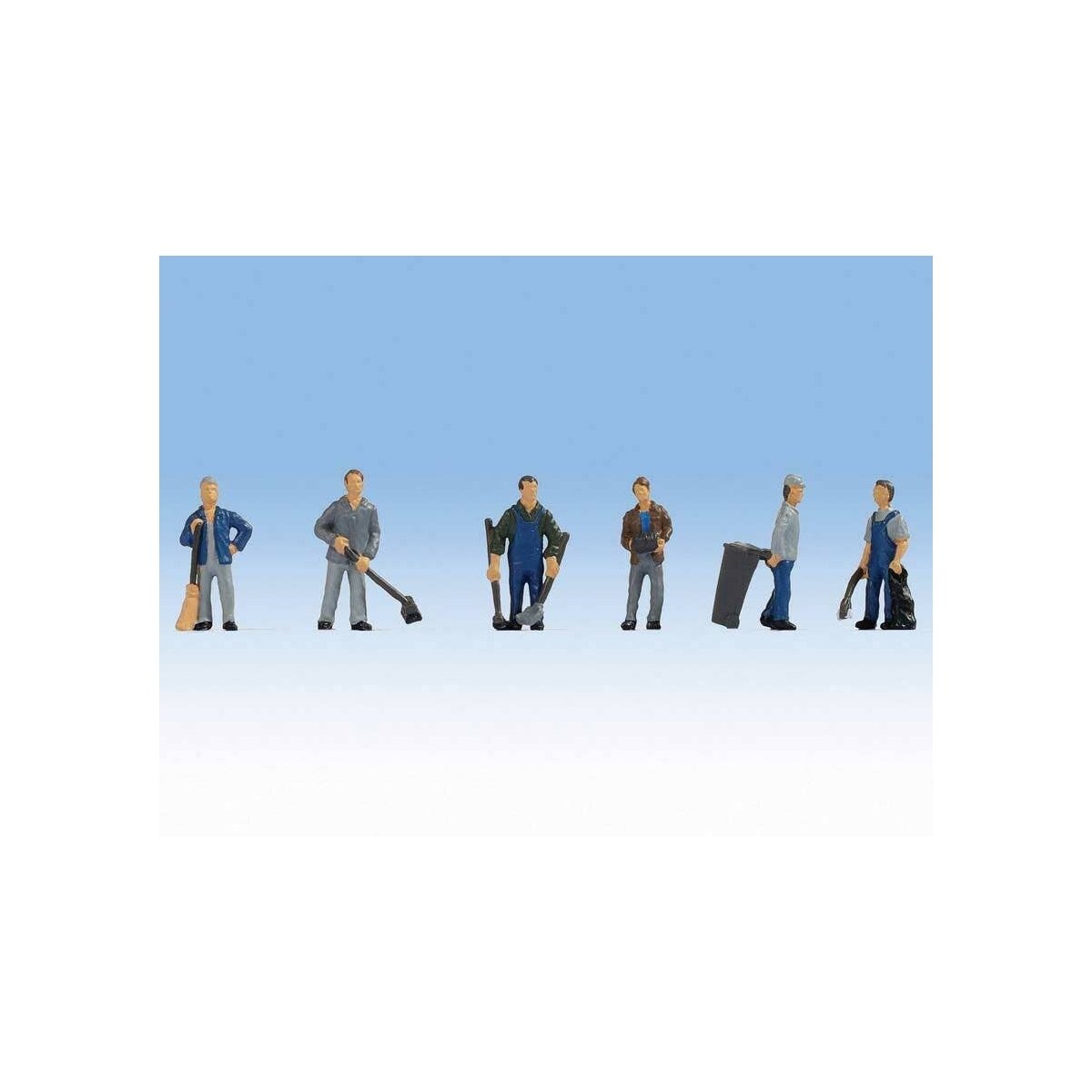 Groundskeepers - Caretakers -- pkg(6), HO, Noch Gmbh & Co 15116