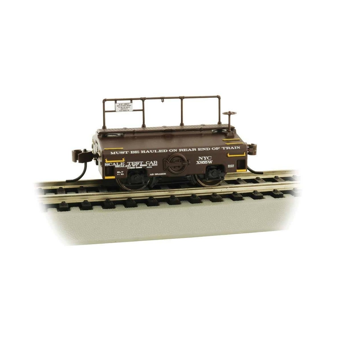 Scale Test Weight Car - Ready to Run -- New York Central X855W, HO Bachmann Industries 74408