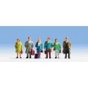 Travelers w/Luggage -- pkg(6), HO, Noch Gmbh & Co 15220