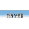 Travelers w/Luggage -- Set 2 pkg(6), HO Noch Gmbh & Co 15224