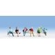 Seated People -- Set 5 pkg(6), HO Noch Gmbh & Co 15540