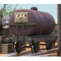 Thomas & Friends(TM) - Oil Tanker - Ready-to-Run -- Troublesome Truck 6 (brown, black), HO, Bachmann Industries 77401
