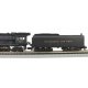 Class EM-1 2-8-8-4 Late Small Dome - Econami Sound and DCC - Spectrum(R) -- Baltimore & Ohio 7623 (black), N Bachmann Industries