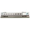 Acela Business Class Coach with Interior Lights - Ready to Run - Spectrum(R) -- Amtrak 3538 (Quiet Car, silver, blue, red), HO B
