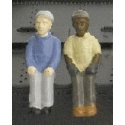 Engineer & Fireman Figure Sets (Press Fit or Glue for All BLI Engines) -- Style A & B pkg(2), HO, Broadway Limited Imports 1004