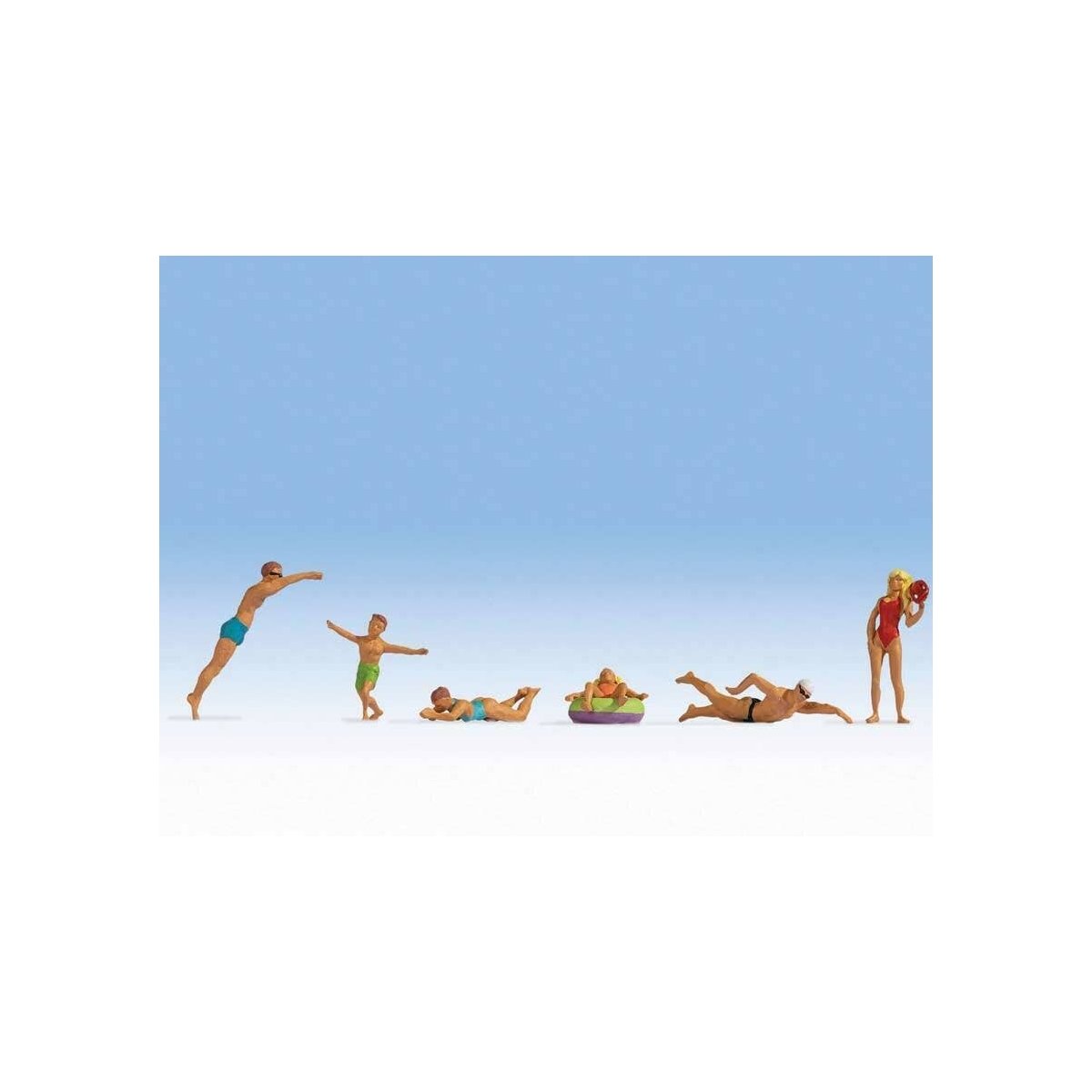 Recreation & Sports -- Bathing - Swimming pkg(6), HO Noch Gmbh & Co 15849