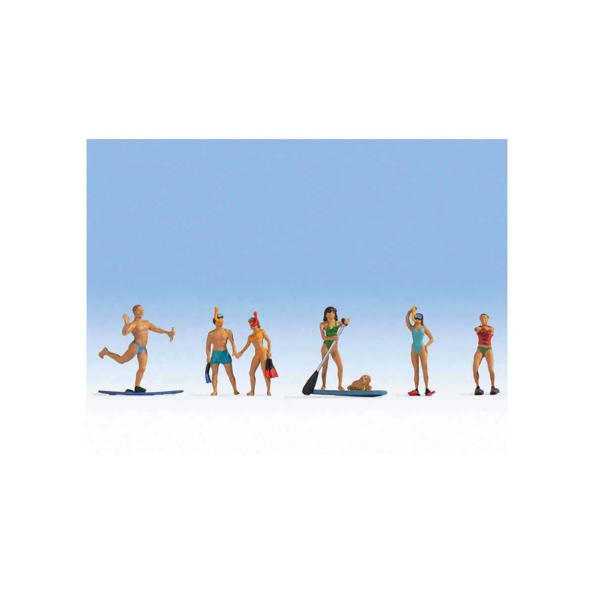 Water Sports -- pkg(6), HO Noch Gmbh & Co 15854