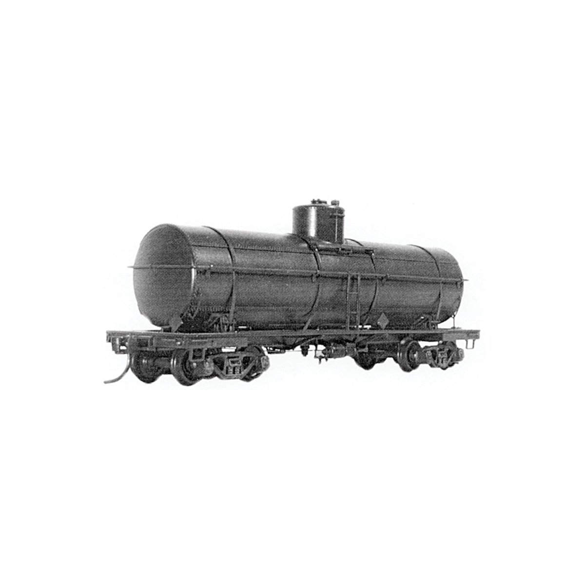 36` 10,000 Gallon USRA Tank Car w/54` Dome - Kit -- Undecorated pkg(6), HO, Tichy Train Group 6020
