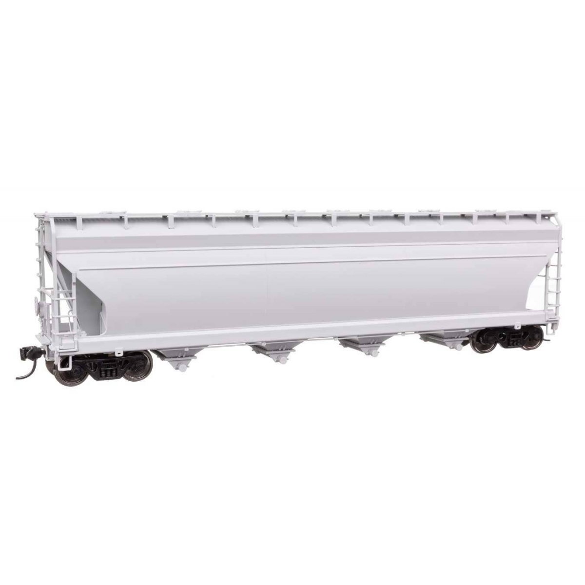 ACF 5250 4-Bay Centerflow Covered Hopper - Ready to Run -- Undecorated (Trough Hatches, Gravity Gates Only), HO WalthersMainline