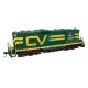 EMD GP9 Phase II with High Hood - Standard DC -- Cnetral Vermont 4447, HO WalthersMainline 10492