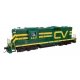 EMD GP9 Phase II with High Hood - Standard DC -- Cnetral Vermont 4447, HO WalthersMainline 10492